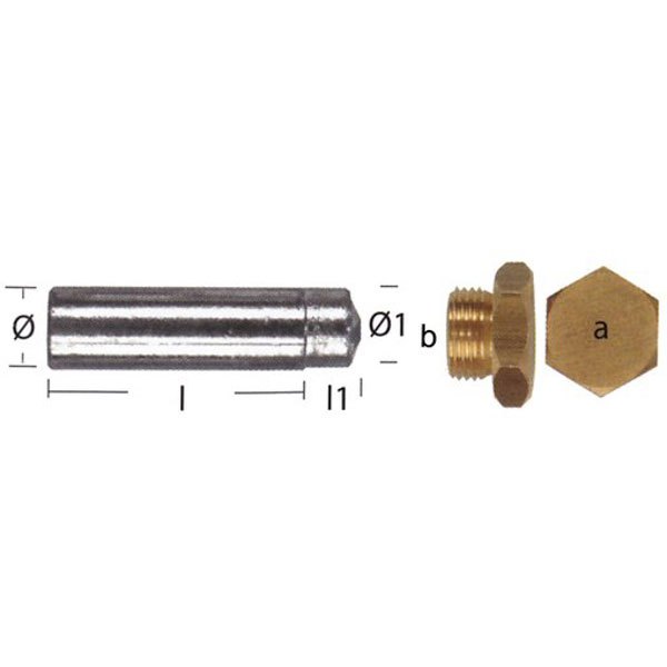 Tecnoseal Lombardini Ten02353t Anode Grau 15 mm Tecnoseal Lombardini Ten02353t Anode Grau 15 mm von Tecnoseal