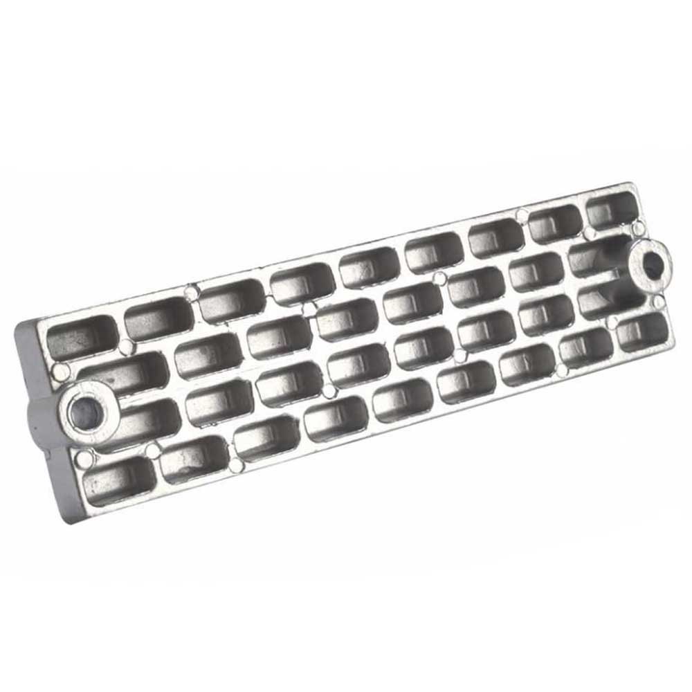 Tecnoseal Mercury/mariner 25-50-60-75hp Super America 80-115hp Mercruiser 90-100-115-190hp Zinc Plate Anode Silber 194 x 52 mm Tecnoseal Mercury/mariner 25-50-60-75hp Super America 80-115hp Mercruiser 90-100-115-190hp Zinc Plate Anode Silber 194 x 52 mm von Tecnoseal