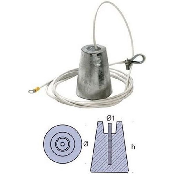 Tecnoseal Suspended Anode Silber 80 mm Tecnoseal Suspended Anode Silber 80 mm von Tecnoseal
