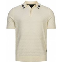 TED BAKER Mahana Stitched Herren Polo-Shirt 267386-ECRU von Ted Baker