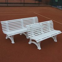 Tegra Tennisbank Mit Geschwungener Lehne Tegra Tennisbank Mit Geschwungener Lehne von Tegra