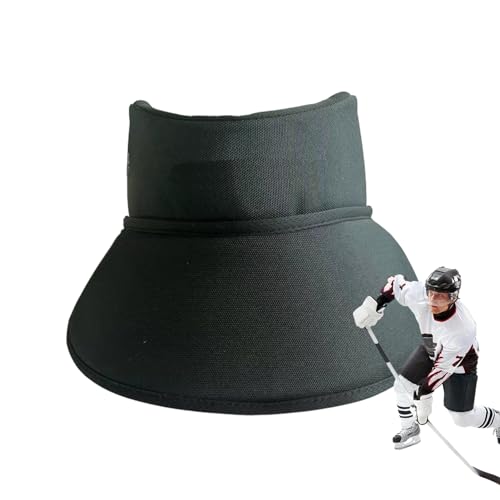 Teksome Hockey-Nackenschutz, wasserdicht, atmungsaktiv, weich, mit Lätzchen, Hockey-Hals-Pro-Tektor für Eishockey, Hockey, Sport Teksome Hockey-Nackenschutz, wasserdicht, atmungsaktiv, weich, mit Lätzchen, Hockey-Hals-Pro-Tektor für Eishockey, Hockey, Sport von Teksome