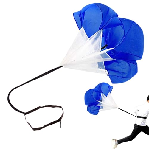 Teksome Fallschirm, 150 cm, tragbar, Fallschirm, Geschwindigkeitstraining, Krafttraining, Fußball, Laufen, Fallschirme für Geschwindigkeits- und Beschleunigungstraining von Teksome