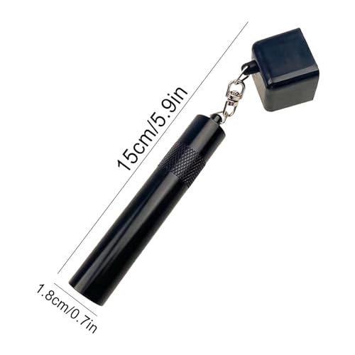 Teksome Kreidehalter Pool-Billard, Kreidehalter für Billard, 3-in-1 Billard-Pool-Kreidehalter, Billard-Pool-Kreidehalter, Aufbewahrung von Pool-Queue-Spitzen, Pool-Stick-Former für Sport, Spiel, von Teksome