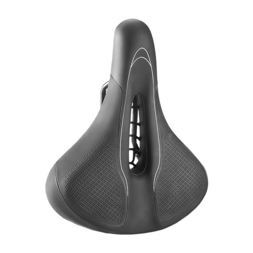 Teksome Sitzkomfort – wasserdichtes Zubehör für die Straße – innovativer Fahrradsattel, Erwachsenen-Ausrüstung, ergonomisches Design für aufrechte Männer und Frauen von Teksome