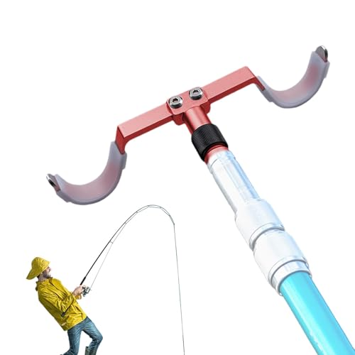 Teksome Spike Angelrutenhalter, ausziehbare Angelrutenhalter - Leichter Angelrutenhalter | Stabiler Angelrutenhalter mit Pole-Pod-Ständer für sicheres Angelerlebnis von Teksome
