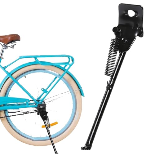 Teksome Ständer für Kinderfahrräder, verstellbare Ständer aus Legierung - Fahrradständer einseitig mit Anti-Rutsch-Pads | Kinderfahrradzubehör mit dickem Design für das Mountainbiken von Teksome