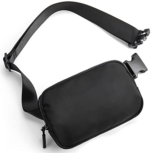 Telena Bauchtasche Damen Gürteltasche Herren, Sport Mode Hüfttaschen Frauen Brustbeutel Umhängetasche Crossbody Bag mit verstellbarem Riemen Schwarz Telena Bauchtasche Damen Gürteltasche Herren, Sport Mode Hüfttaschen Frauen Brustbeutel Umhängetasche Crossbody Bag mit verstellbarem Riemen Schwarz von Telena