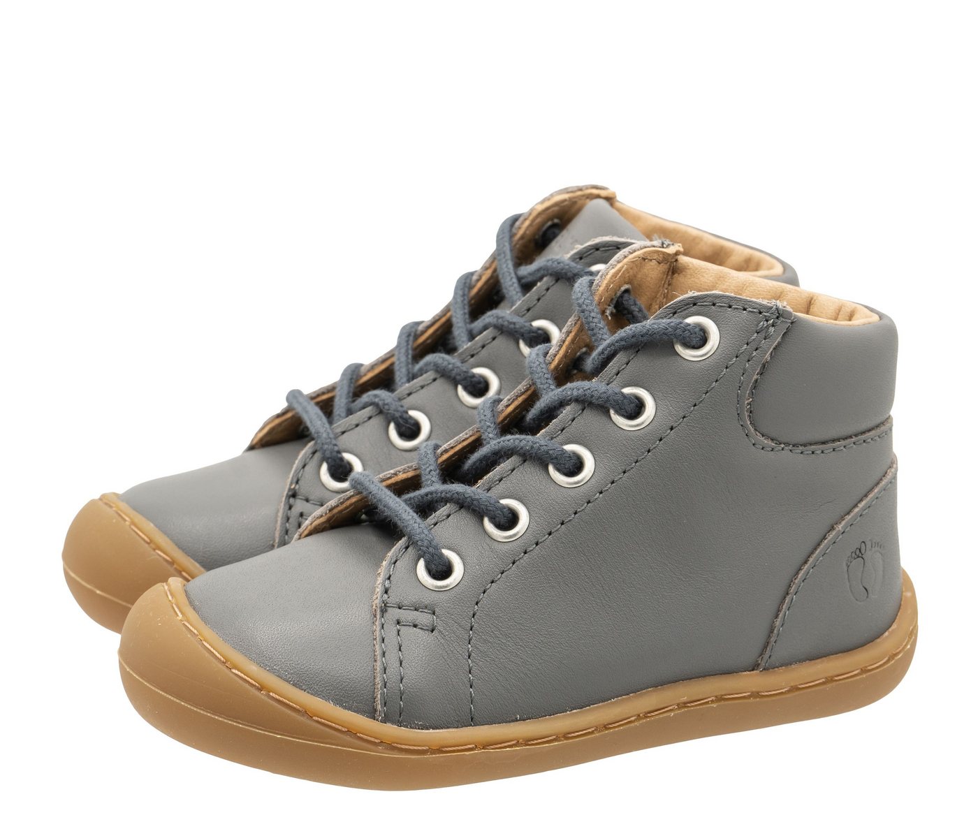 Telyoh Telyoh Barfußschuhe Lauflernschuhe Barefoot Y01113 Leder Grau Schnürschuh Telyoh Telyoh Barfußschuhe Lauflernschuhe Barefoot Y01113 Leder Grau Schnürschuh von Telyoh