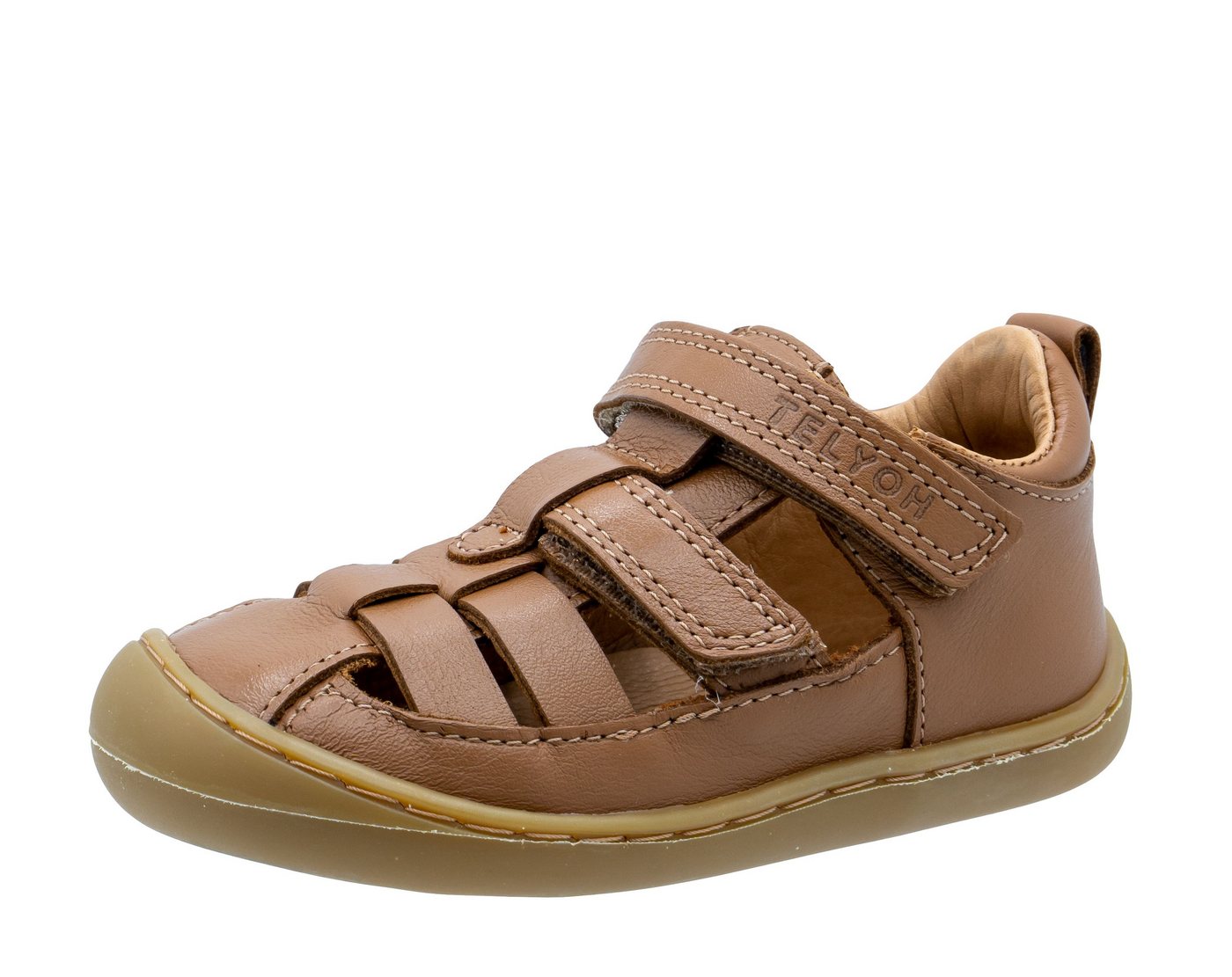 Telyoh Telyoh Barfußschuhe Sandale Kinder Barefoot Y01114 Leder Cognac Sandalette Telyoh Telyoh Barfußschuhe Sandale Kinder Barefoot Y01114 Leder Cognac Sandalette von Telyoh