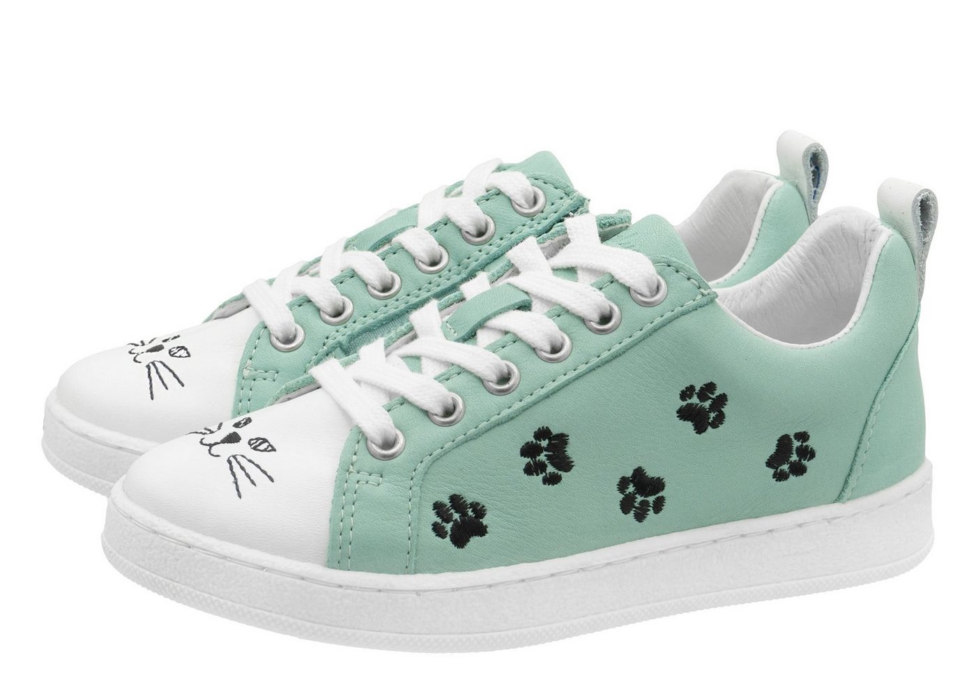 Telyoh Telyoh Sneakers Halbschuhe Mädchen Schuh Y01046 Leder Grün Sneaker Telyoh Telyoh Sneakers Halbschuhe Mädchen Schuh Y01046 Leder Grün Sneaker von Telyoh