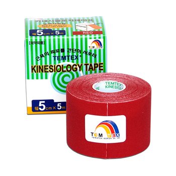 Temtex Tourmaline Kinesiologisches Tape, 1 Stück, Größe 5 cm x 5 m, Blau Temtex Tourmaline Kinesiologisches Tape, 1 Stück, Größe 5 cm x 5 m, Blau von Tem Tex