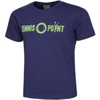 Tennis-Point Basic Cotton T-Shirt Kinder in dunkelblau Tennis-Point Basic Cotton T-Shirt Kinder in dunkelblau von Tennis-Point