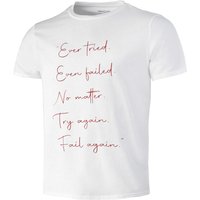 Tennis-Point Ever Tried T-Shirt Herren in weiß, Größe: L von Tennis-Point