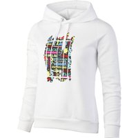 Tennis-Point Graffity Hoody Damen in weiß von Tennis-Point