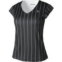 Tennis-Point Stripes T-Shirt Damen in schwarz, Größe: S von Tennis-Point