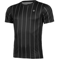 Tennis-Point Stripes T-Shirt Herren in schwarz von Tennis-Point