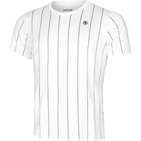 Tennis-Point Stripes T-Shirt Herren in weiß von Tennis-Point