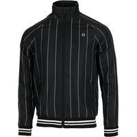 Tennis-Point Stripes Trainingsjacke Herren in schwarz von Tennis-Point