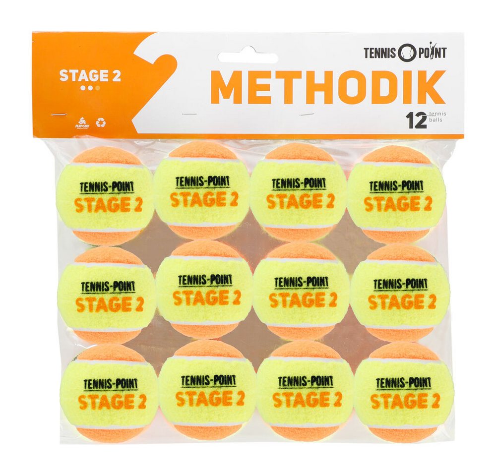 Tennis-Point Tennisball Stage 2 Beutel - Play And Stay Ball Tennis-Point Tennisball Stage 2 Beutel - Play And Stay Ball von Tennis-Point