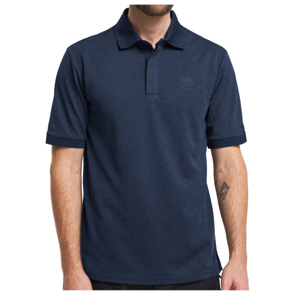 Tenson - TXlite Melange Polo - Polo-Shirt Gr L blau von Tenson