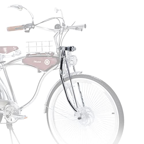 TentHome Fahrradgabel Doppelte Schulterkontrolle polierter Stahl Fahrrad Stoßdämpfergabel Feder Vordergabel Federgabel mit Doppelkopf-Stoßdämpfer für Cityrad 26 24 Zoll Silver (für 26 Zoll Fahrrad) TentHome Fahrradgabel Doppelte Schulterkontrolle polierter Stahl Fahrrad Stoßdämpfergabel Feder Vordergabel Federgabel mit Doppelkopf-Stoßdämpfer für Cityrad 26 24 Zoll Silver (für 26 Zoll Fahrrad) von TentHome