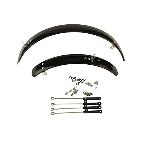 TentHome Retro Fahrrad Schutzblech Set Vintage Radschutz Fahrradkotflügel für 16 Zoll Faltrad Klapprad Kinderfahrrad Radschutz zum Schutz vor Spritzwasser Schmutz Schwarz, V-Bremse 16 Zoll TentHome Retro Fahrrad Schutzblech Set Vintage Radschutz Fahrradkotflügel für 16 Zoll Faltrad Klapprad Kinderfahrrad Radschutz zum Schutz vor Spritzwasser Schmutz Schwarz, V-Bremse 16 Zoll von TentHome