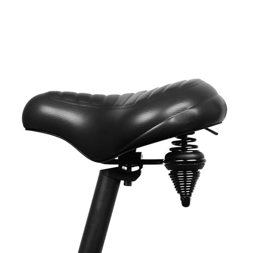 TentHome Retro Fahrradsattel Fahrrad-Sattel PU Leder Fahrradsitz Bequem Touren-City-Sattel mit Zug- und Druckfedern Cruiser Federsattel Unisex Schwarz TentHome Retro Fahrradsattel Fahrrad-Sattel PU Leder Fahrradsitz Bequem Touren-City-Sattel mit Zug- und Druckfedern Cruiser Federsattel Unisex Schwarz von TentHome
