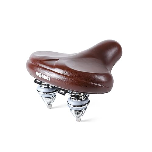 TentHome Sattel Fahrradsattel Retro Fahrradsitz Breit Cityradsättel mit Stoßfestem Feder Kloben Bequemer Touren/Mountainbike gepolsterter Federsattel Unisex TentHome Sattel Fahrradsattel Retro Fahrradsitz Breit Cityradsättel mit Stoßfestem Feder Kloben Bequemer Touren/Mountainbike gepolsterter Federsattel Unisex von TentHome
