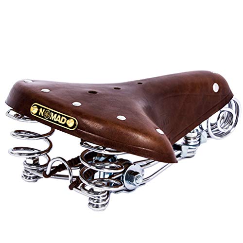 TentHome Vintage Classic Fahrradsattel Sattel Braun Fahrradsitz Fahrrad Ledersattel Schraubenfeder Nieten TentHome Vintage Classic Fahrradsattel Sattel Braun Fahrradsitz Fahrrad Ledersattel Schraubenfeder Nieten von TentHome