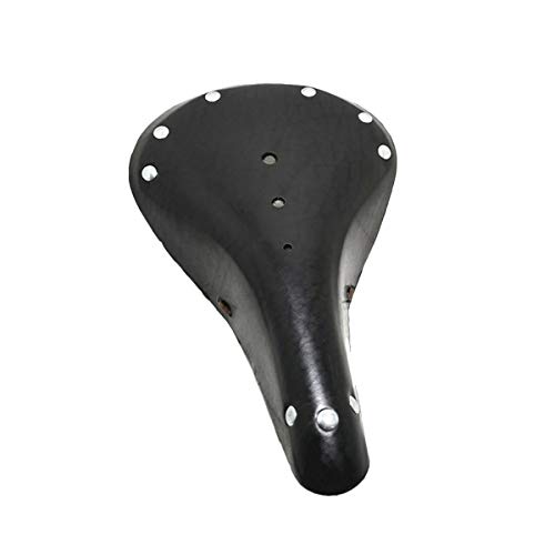TentHome Vintage Fahrradsattel Sattel Leder Fahrradsitz Classic Line Ledersattel Bequeme Cityradsättel Tourensattel Rennradsattel Touren Trekking MTB, Schwarz TentHome Vintage Fahrradsattel Sattel Leder Fahrradsitz Classic Line Ledersattel Bequeme Cityradsättel Tourensattel Rennradsattel Touren Trekking MTB, Schwarz von TentHome