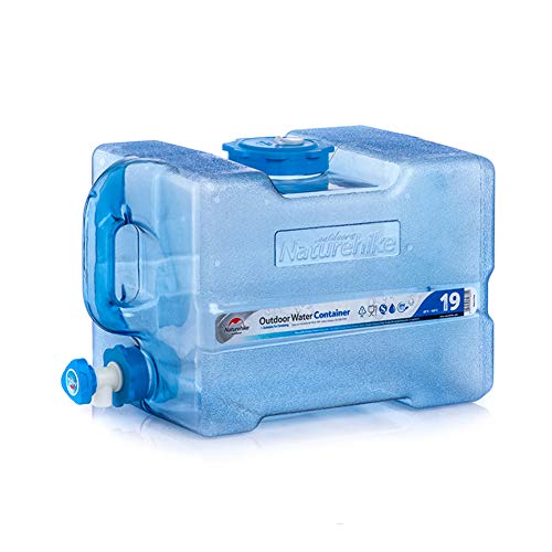 Tentock Outdoor Multifunktionaler Wasserspeicherbehälter Grosse Kapazität Tragbarer Wassertank BPA-frei für Überleben Notfall, 5L/7.5L/12L/19L/24L(19L) von Tentock