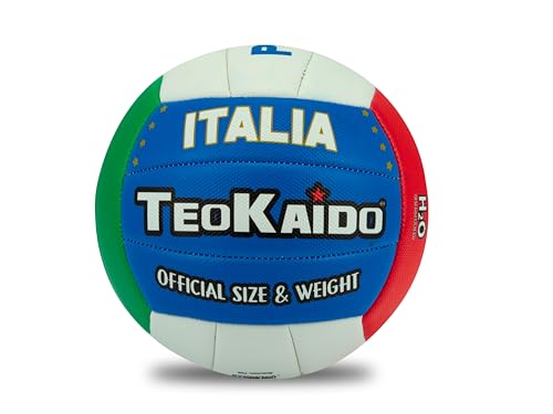 Teorema Giocattoli Teokaido Volleyballball, Größe 5, italienischer Ball für Kinder und Erwachsene, für drinnen und draußen von Teorema Giocattoli