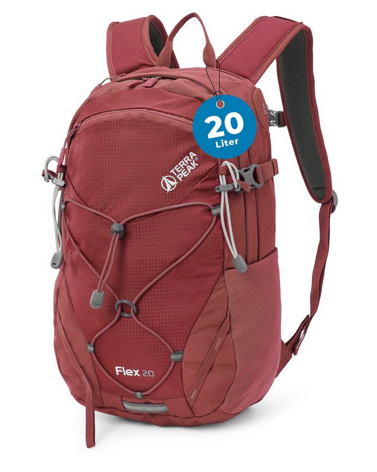 Terra Peak Wanderrucksack Flex 20, 20L klein mit YKK Reißverschluss Trekkingrucksack mit Hüftgurt Terra Peak Wanderrucksack Flex 20, 20L klein mit YKK Reißverschluss Trekkingrucksack mit Hüftgurt von Terra Peak