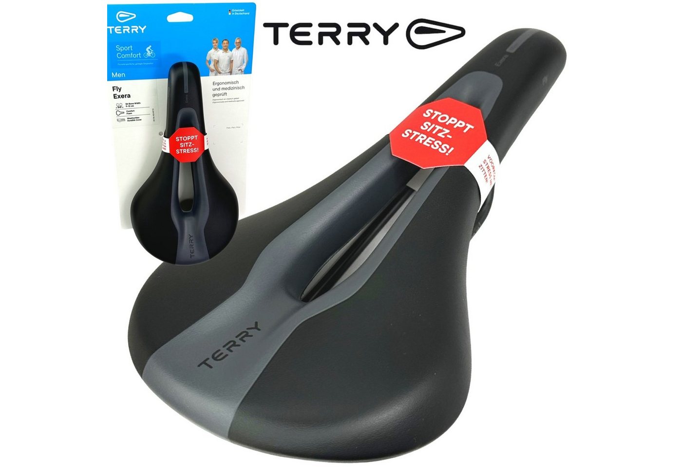 Terry Fahrradsattel Terry Men Exera Max komfort Fahrradsattel MTB ebike Butterfly 12-15cm Terry Fahrradsattel Terry Men Exera Max komfort Fahrradsattel MTB ebike Butterfly 12-15cm von Terry