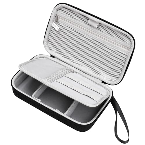 Teskyer Kabeltasche Organizer, wasserdichte, Starre Schale, Besserer Schutz, Großes Fassungsvermögen, Tragbar, Travel Essentials, Urlaub Must Haves, Schwarz Teskyer Kabeltasche Organizer, wasserdichte, Starre Schale, Besserer Schutz, Großes Fassungsvermögen, Tragbar, Travel Essentials, Urlaub Must Haves, Schwarz von Teskyer