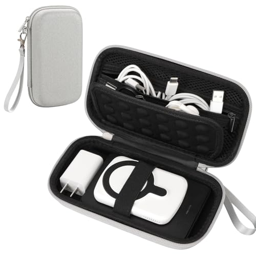 Teskyer Kabeltasche Organizer, wasserdichte, Starre Schale, Besserer Schutz, Tragbar, Travel Essentials, Urlaub Must Haves, 8,5 x 17,5 x 6 cm, Grau Teskyer Kabeltasche Organizer, wasserdichte, Starre Schale, Besserer Schutz, Tragbar, Travel Essentials, Urlaub Must Haves, 8,5 x 17,5 x 6 cm, Grau von Teskyer