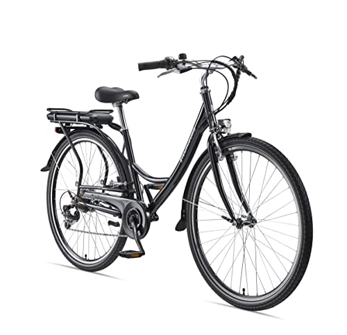 Teutoburg Senne Pedelec Citybike Elektrofahrrad schwarz, E-Bike 28 Zoll, 10,4 Ah/36V Lithium Ionen Akku, 7-Gang Shimano-Kettenschaltung Teutoburg Senne Pedelec Citybike Elektrofahrrad schwarz, E-Bike 28 Zoll, 10,4 Ah/36V Lithium Ionen Akku, 7-Gang Shimano-Kettenschaltung von Teutoburg