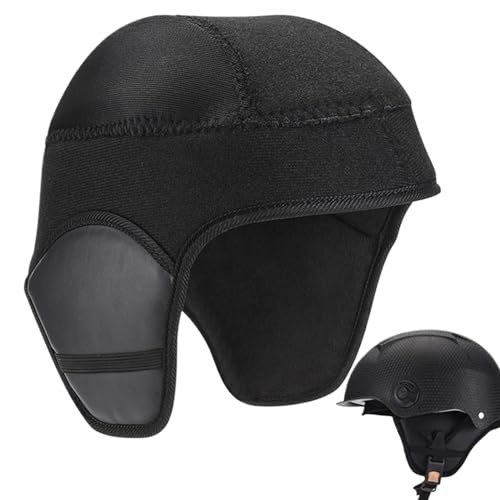 Helm-Innenfutter, Totenkopf-Kappe für Herren, Motorrad-Helm-Innenfutter, Unter Helmkappe, Winddichte Schädelkappe, Helmfutter, abnehmbare Polsterkappe für Männer und Frauen, Winter-Outdoor-Radsportzub von Tewzafiya