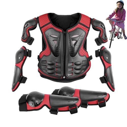 Kinder-Brustschutz Motocross, Kinder-Motocross-Ausrüstung,Dirt-Cycling-Ausrüstung für Kinder | Kinder-Motocross-Fahrschutz mit Knie-, Ellenbogen-, Arm- und Schulterschutz Kinder-Brustschutz Motocross, Kinder-Motocross-Ausrüstung,Dirt-Cycling-Ausrüstung für Kinder | Kinder-Motocross-Fahrschutz mit Knie-, Ellenbogen-, Arm- und Schulterschutz von Tewzafiya