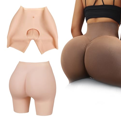 Tex-Eorey Offener Schritt Silikon Hintern Höschen Realistische Gefälschte Arsch Hüft Enhancer Hosen Gesäß Verdicken Unterwäsche für Frauen,Weiß,One Size Tex-Eorey Offener Schritt Silikon Hintern Höschen Realistische Gefälschte Arsch Hüft Enhancer Hosen Gesäß Verdicken Unterwäsche für Frauen,Weiß,One Size von Tex-Eorey