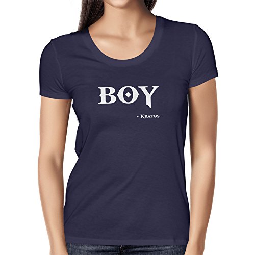 Texlab Damen The Boy T-Shirt, Navy, XL Texlab Damen The Boy T-Shirt, Navy, XL von Texlab