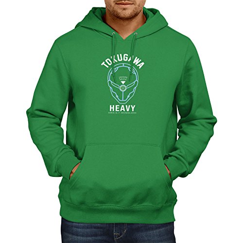 Texlab Herren Kapuzenpullover Tokugawa Heavy Industry, Grün, XXL, VEND-12891 Texlab Herren Kapuzenpullover Tokugawa Heavy Industry, Grün, XXL, VEND-12891 von Texlab
