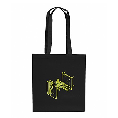 Texlab Unisex-Adult VEND-143973 Stoffbeutel, Schwarz, 38 cm x 42 cm Texlab Unisex-Adult VEND-143973 Stoffbeutel, Schwarz, 38 cm x 42 cm von Texlab