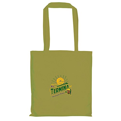 Texlab - Greetings from Termina - Stoffbeutel, Oliv Texlab - Greetings from Termina - Stoffbeutel, Oliv von Texlab