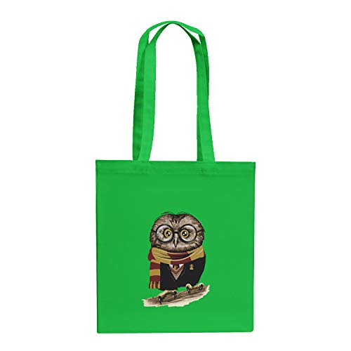 TEXLAB Harry Owl - Stoffbeutel, grün von TEXLAB