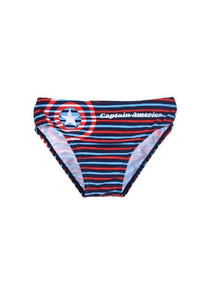 The AVENGERS Badehose Captain America Badehose Badeslip Blau The AVENGERS Badehose Captain America Badehose Badeslip Blau von The AVENGERS
