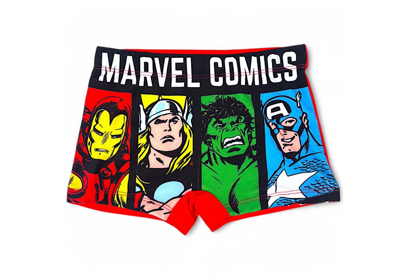 The AVENGERS Badehose Marvel Comics Schwimmhose - Jungen Bademode Gr. 104 - 134 cm The AVENGERS Badehose Marvel Comics Schwimmhose - Jungen Bademode Gr. 104 - 134 cm von The AVENGERS