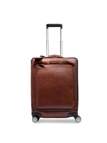 The Bridge Trolley Filippo Travel Spinner S 073324EX 1A braun, braun, Trolley aus Leder von The Bridge