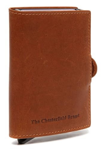 The Chesterfield Brand Lagos - Kreditkartenetui 6cc 10 cm RFID Cognac von The Chesterfield Brand